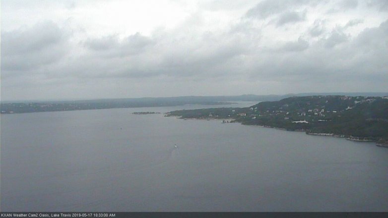 Lake Travis webcam, May 17, 2019 9:35 AM CT