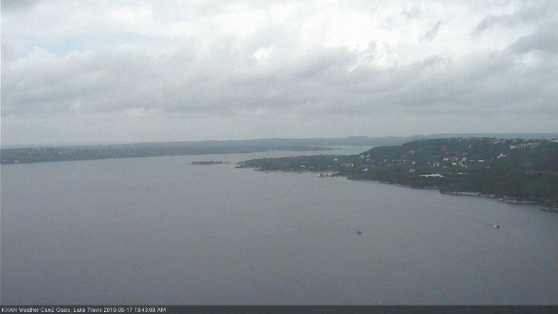 Lake Travis webcam, May 17, 2019 9:45 AM CT
