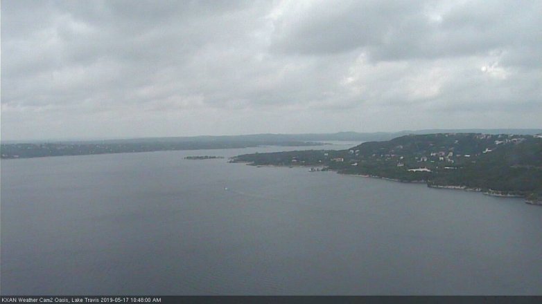 Lake Travis webcam, May 17, 2019 9:50 AM CT