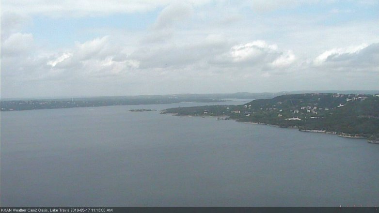 Lake Travis webcam, May 17, 2019 10:15 AM CT