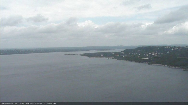 Lake Travis webcam, May 17, 2019 10:25 AM CT