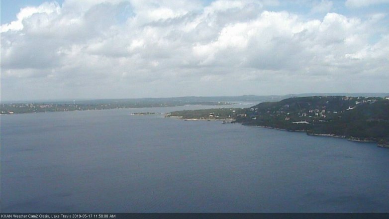 Lake Travis webcam, May 17, 2019 11:00 AM CT