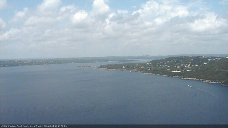 Lake Travis webcam, May 17, 2019 11:15 AM CT