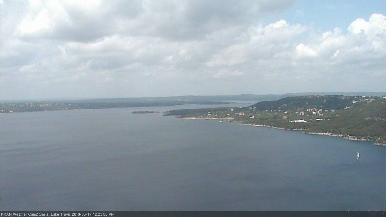 Lake Travis webcam, May 17, 2019 11:25 AM CT