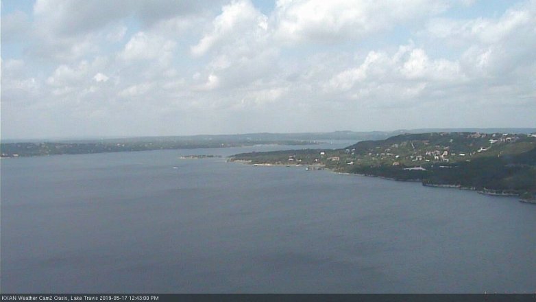 Lake Travis webcam, May 17, 2019 11:45 AM CT