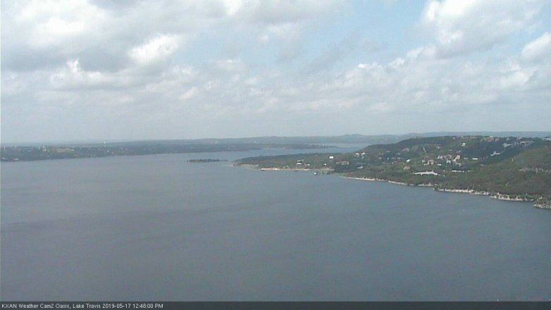 Lake Travis webcam, May 17, 2019 11:50 AM CT