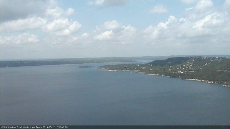Lake Travis webcam, May 17, 2019 12:00 PM CT
