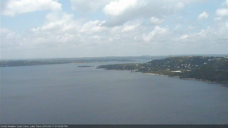 Lake Travis webcam, May 17, 2019 12:05 PM CT