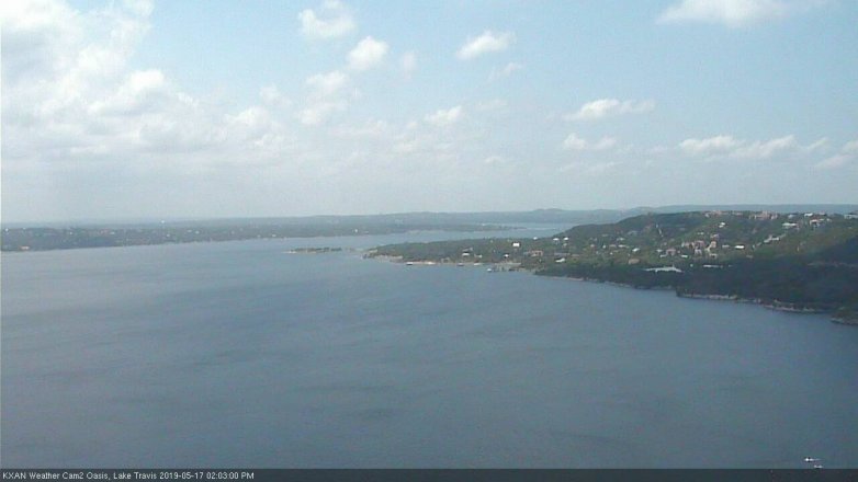 Lake Travis webcam, May 17, 2019 1:05 PM CT