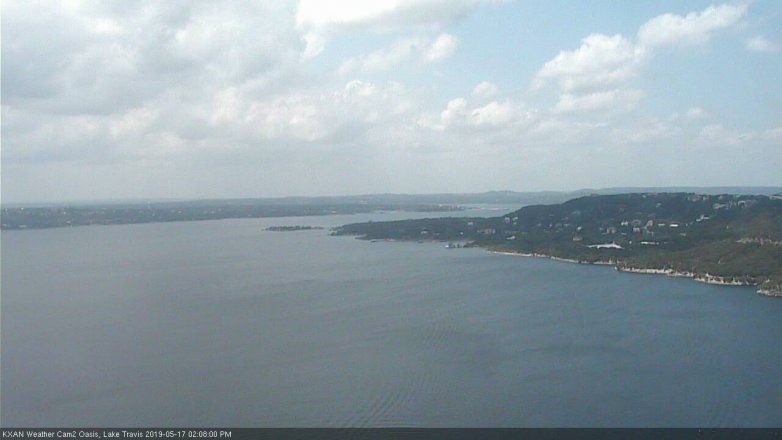 Lake Travis webcam, May 17, 2019 1:10 PM CT