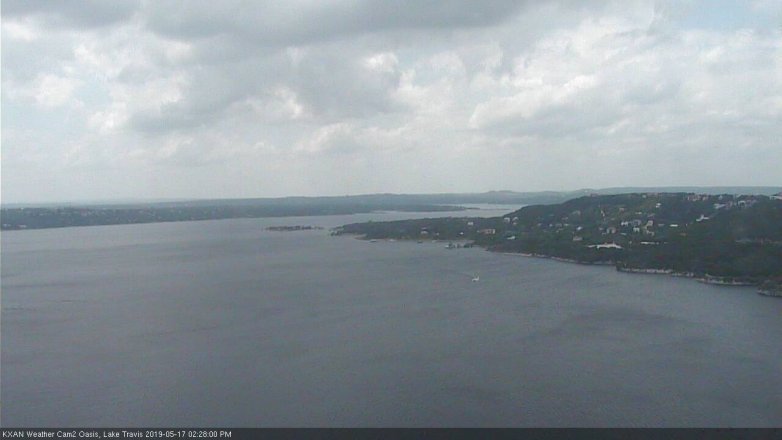 Lake Travis webcam, May 17, 2019 1:30 PM CT
