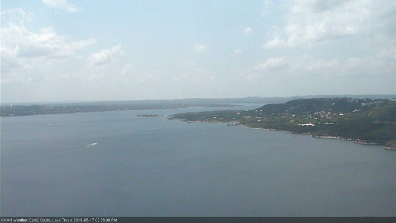 Lake Travis webcam, May 17, 2019 1:40 PM CT