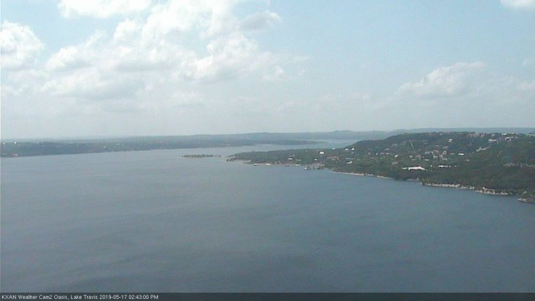 Lake Travis webcam, May 17, 2019 1:45 PM CT