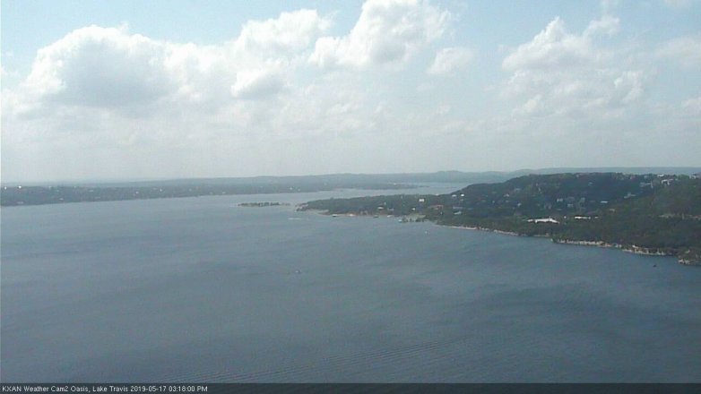 Lake Travis webcam, May 17, 2019 2:20 PM CT