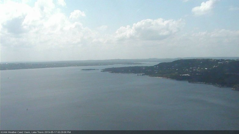 Lake Travis webcam, May 17, 2019 2:30 PM CT