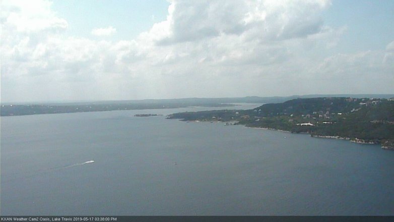 Lake Travis webcam, May 17, 2019 2:40 PM CT