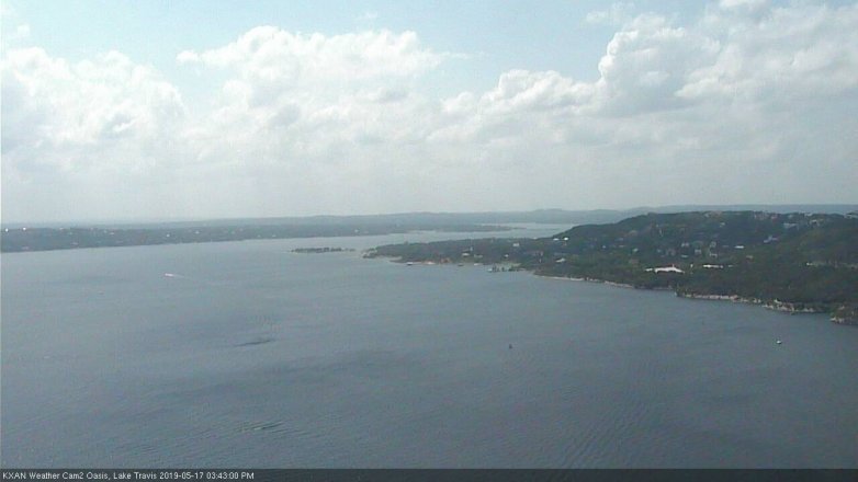 Lake Travis webcam, May 17, 2019 2:45 PM CT