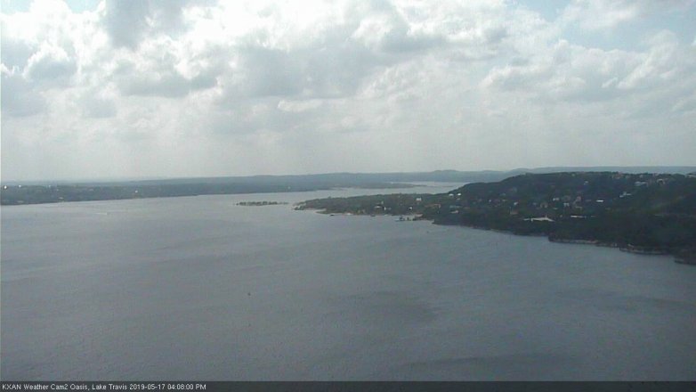Lake Travis webcam, May 17, 2019 3:10 PM CT