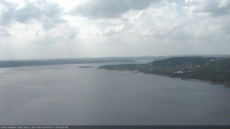 Lake Travis webcam, May 17, 2019 3:20 PM CT