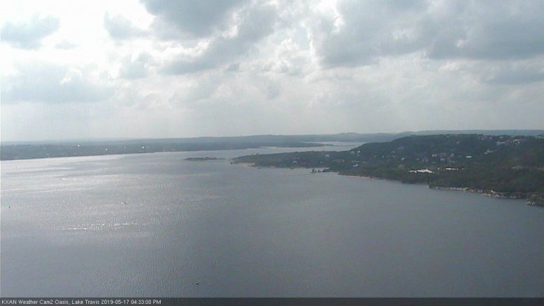 Lake Travis webcam, May 17, 2019 3:35 PM CT
