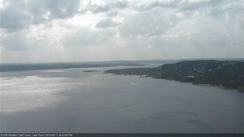 Lake Travis webcam, May 17, 2019 3:55 PM CT