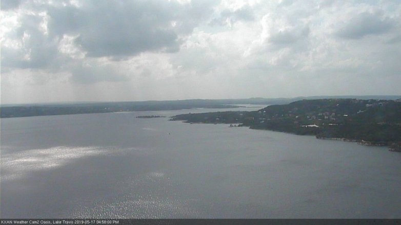Lake Travis webcam, May 17, 2019 4:00 PM CT