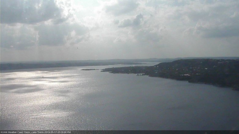 Lake Travis webcam, May 17, 2019 4:30 PM CT