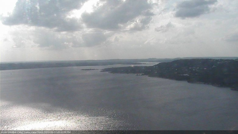 Lake Travis webcam, May 17, 2019 4:35 PM CT