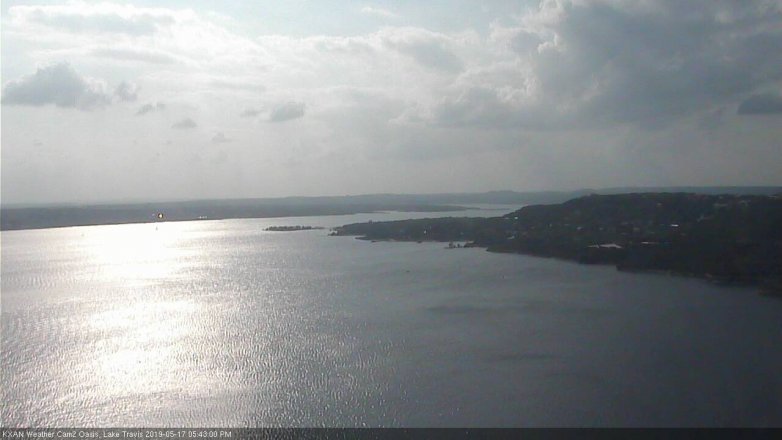 Lake Travis webcam, May 17, 2019 4:45 PM CT