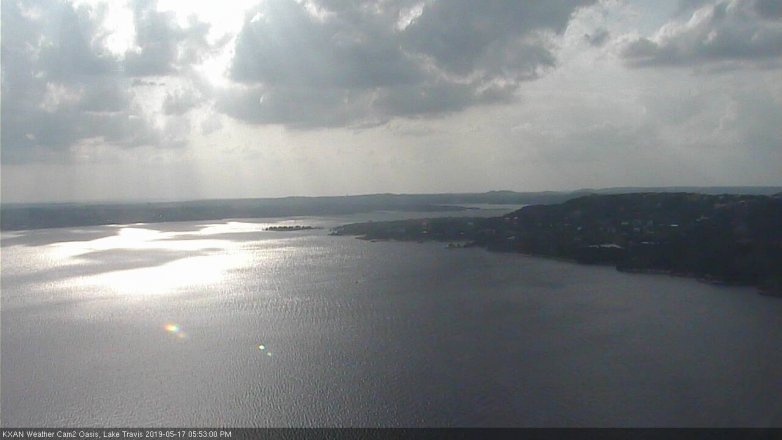 Lake Travis webcam, May 17, 2019 4:55 PM CT