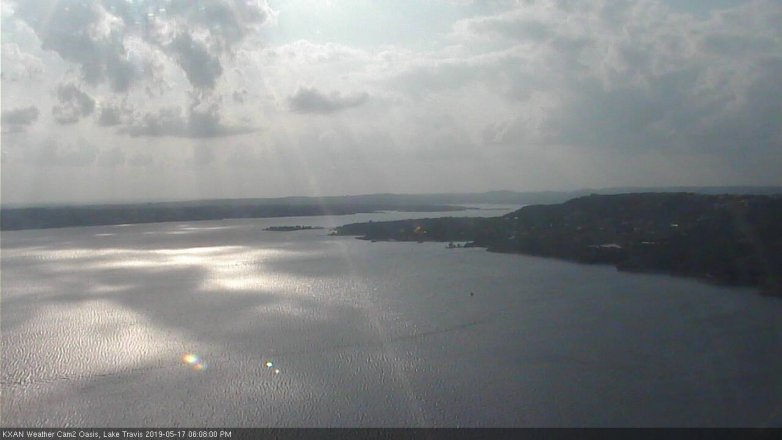 Lake Travis webcam, May 17, 2019 5:10 PM CT