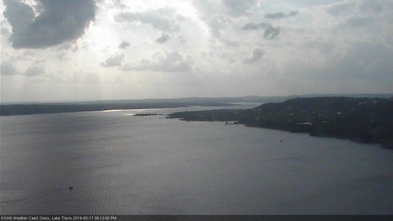Lake Travis webcam, May 17, 2019 5:15 PM CT