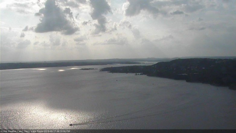 Lake Travis webcam, May 17, 2019 5:20 PM CT