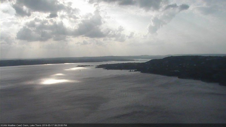 Lake Travis webcam, May 17, 2019 5:30 PM CT