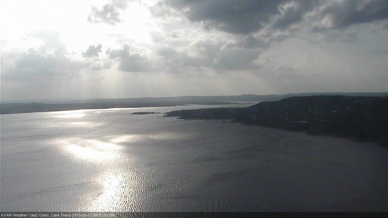 Lake Travis webcam, May 17, 2019 5:35 PM CT