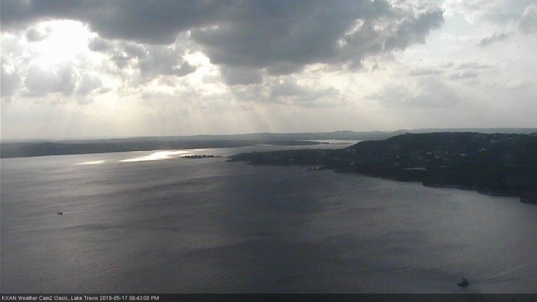 Lake Travis webcam, May 17, 2019 5:45 PM CT