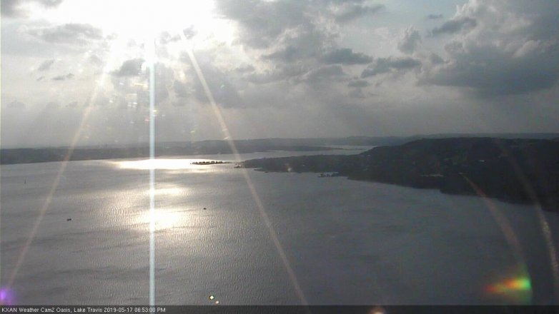 Lake Travis webcam, May 17, 2019 5:55 PM CT