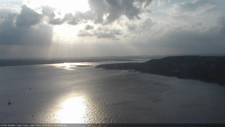 Lake Travis webcam, May 17, 2019 6:05 PM CT