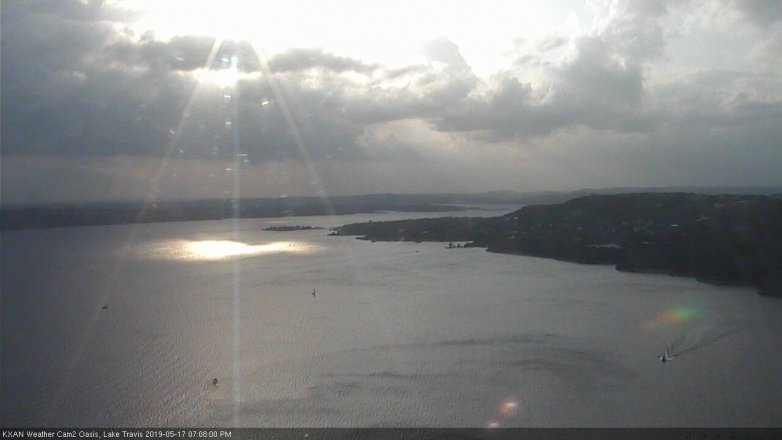 Lake Travis webcam, May 17, 2019 6:10 PM CT