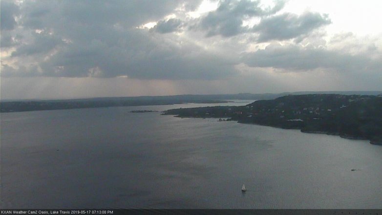 Lake Travis webcam, May 17, 2019 6:15 PM CT