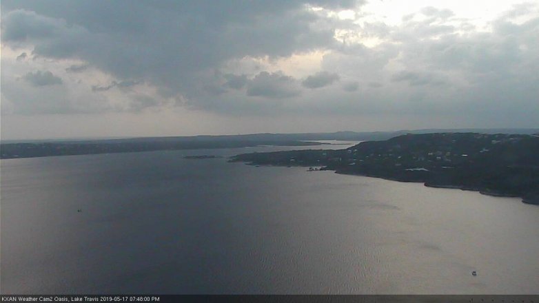 Lake Travis webcam, May 17, 2019 6:50 PM CT