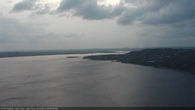 Lake Travis webcam, May 17, 2019 7:05 PM CT