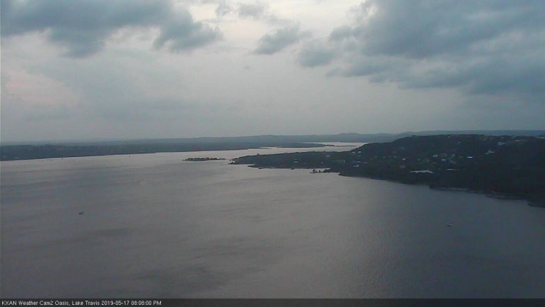 Lake Travis webcam, May 17, 2019 7:10 PM CT