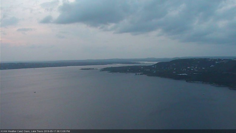 Lake Travis webcam, May 17, 2019 7:15 PM CT