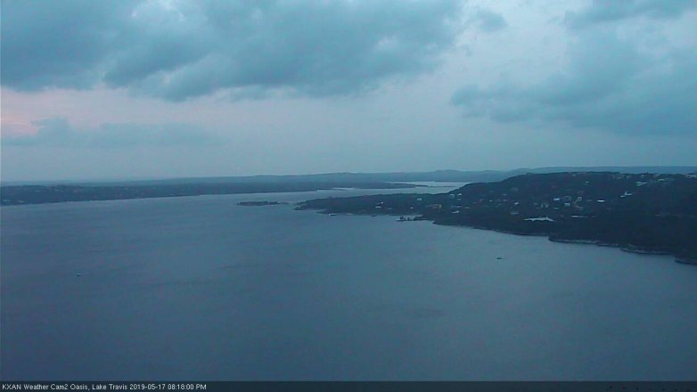 Lake Travis webcam, May 17, 2019 7:20 PM CT