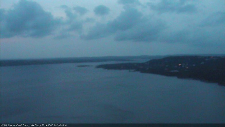 Lake Travis webcam, May 17, 2019 7:35 PM CT