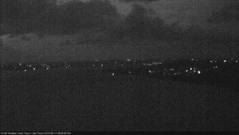 Lake Travis webcam, May 17, 2019 8:00 PM CT