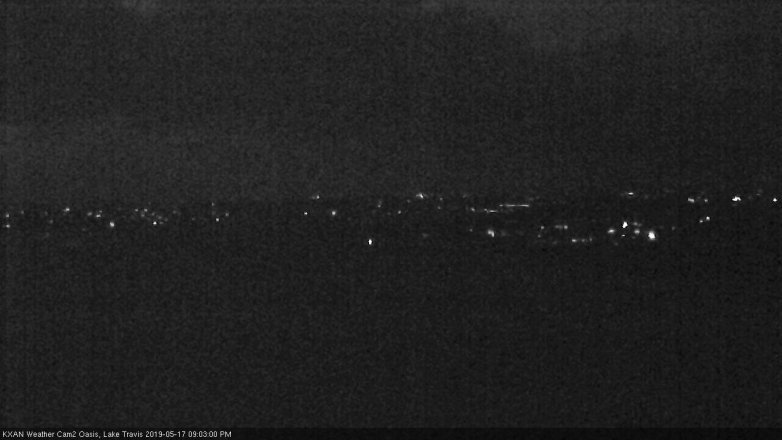 Lake Travis webcam, May 17, 2019 8:05 PM CT