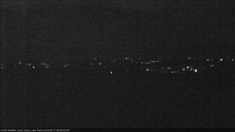Lake Travis webcam, May 17, 2019 8:10 PM CT