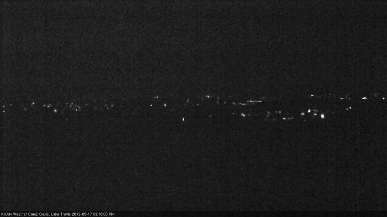 Lake Travis webcam, May 17, 2019 8:20 PM CT